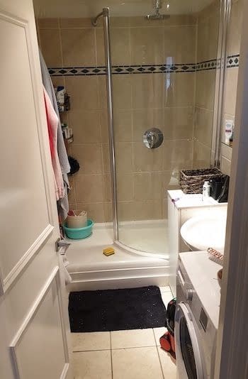 plumbing before