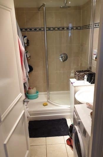 plumbing before
